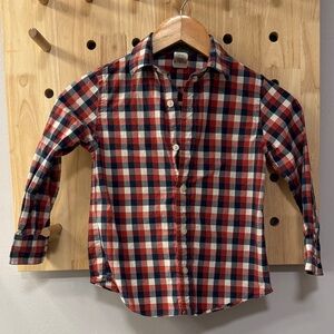 Crewcuts Red and Blue Checkered Shirt
